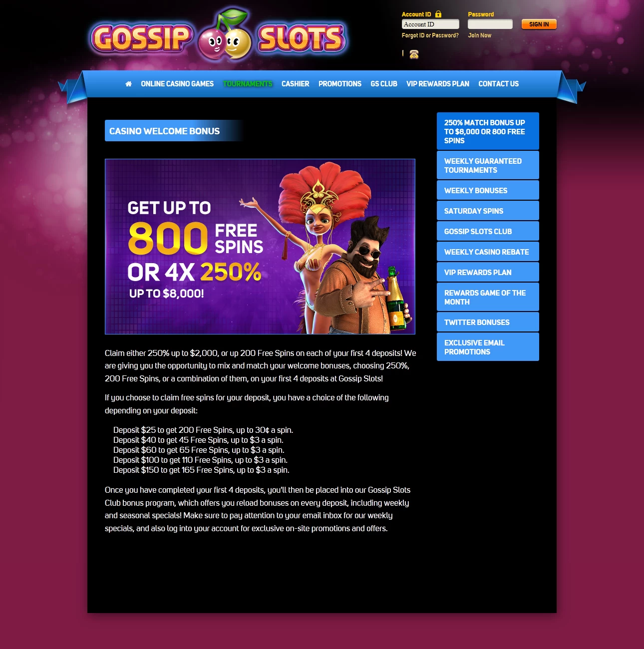 Gossip Slots Casino  Casino