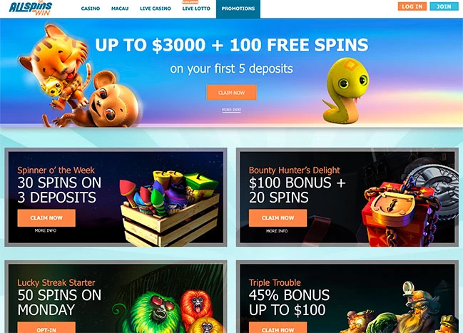 All Spins Win Casino  Casino